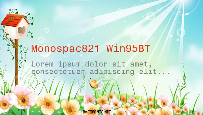 Monospac821 Win95BT example